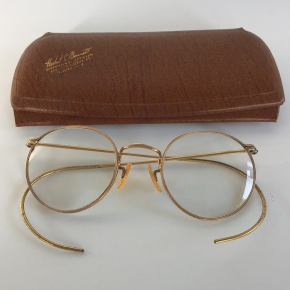 Antique Wire Reading Eye Glasses Spectacles Bifocals - Picture 1 of 16